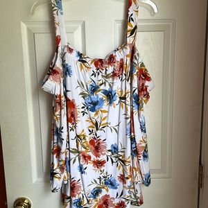 Lane Bryant Floral Swing Tee